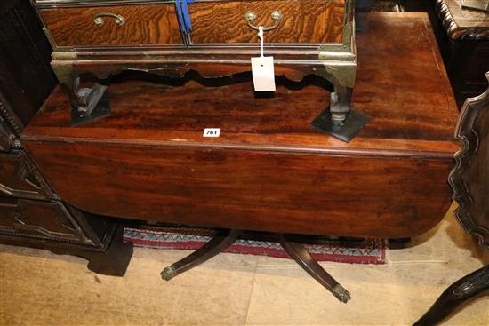 Regency mahogany Pembroke table